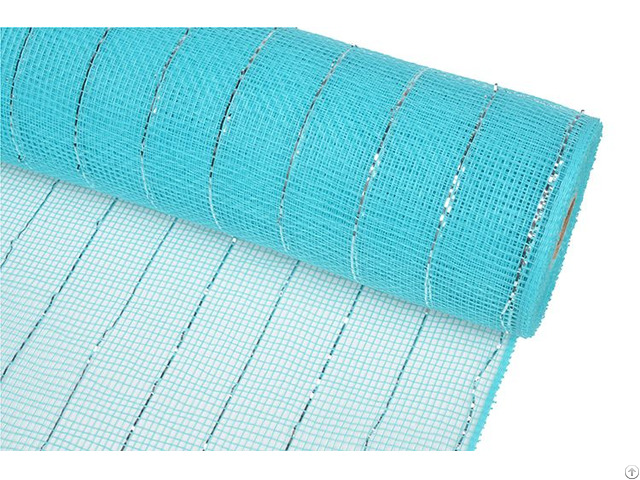 21inch 10yard Turquoise Plastic Strip Christmas Deco Mesh For 20s22