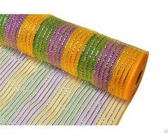 10yard Purple Orange Black Stripe Christmas Decorative Mesh For 70c09i12i20x20