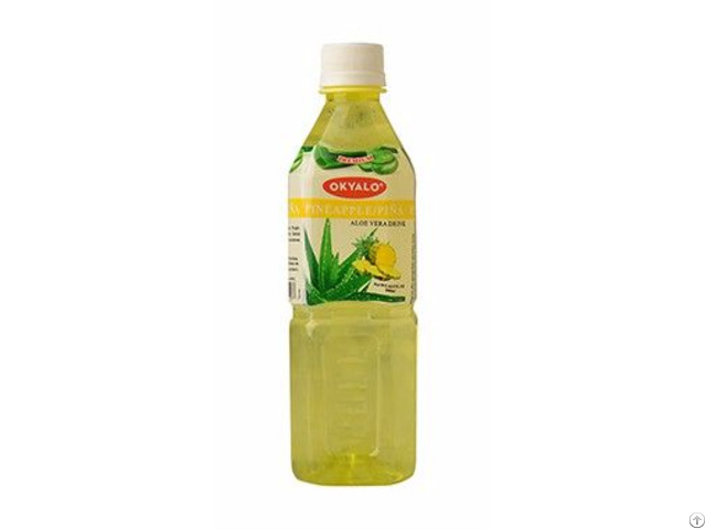 Okyalo Wholesale 500ml Aloe Vera Juice Drink With Pineapple Flavor