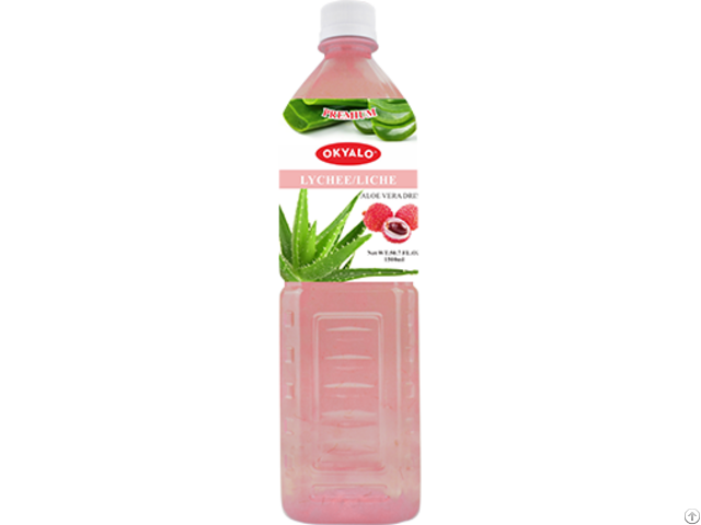 Okyalo Wholesale 1 5l Aloe Vera Juice Drink With Lychee Flavor