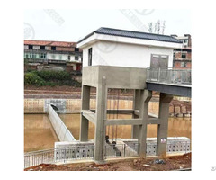 Pneumatic Shield Type River Dam
