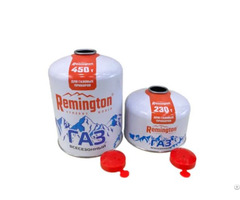 Tinplate Round Shoulder Aerosol Can For 230g 450g Butane Gas