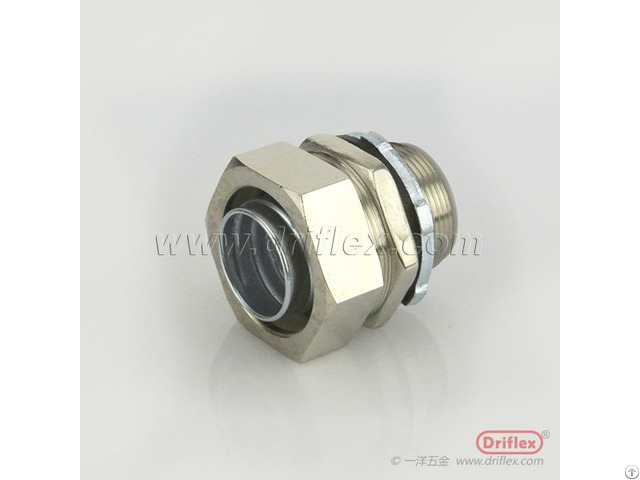 Nickel Plated Brass Straight Connector