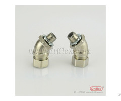 Nickel Plated Brass 45d Connector