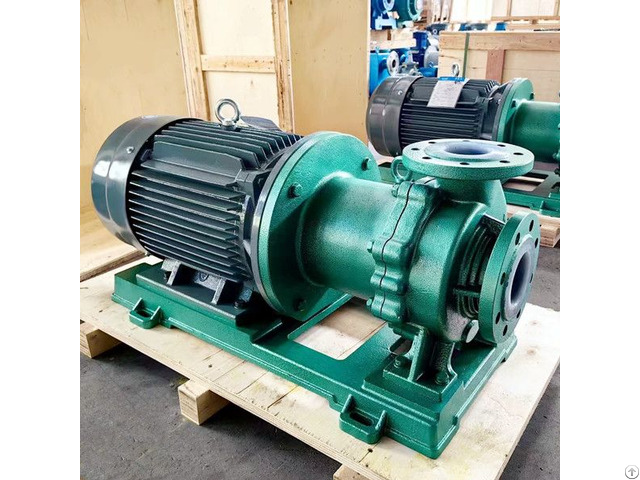 Fluoroplastic Alloy Magnetic Driving Pump Corrosion Resistance No Leakage