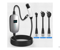 Nacs Tesla Portable Ev Charger With Adapter Plugs