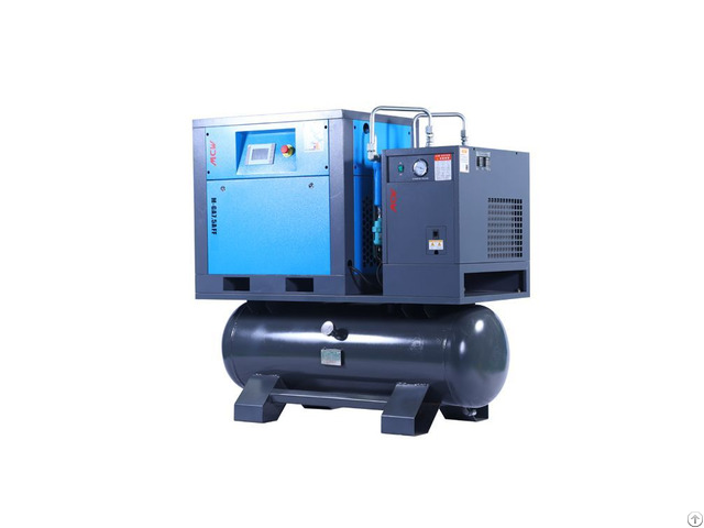 Mdw 15kw 20hp All In One Fixed Speed Screw Compressor With Dryer