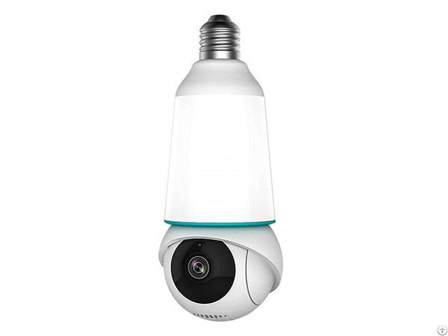 Dual Band Wi Fi Dome Camera E27 Light Bulb Socket Powered