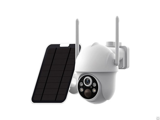 Solar Battery Powered Pan And Tilt 4g Security Camera