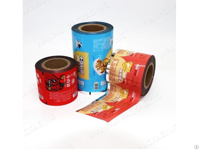 Printed Laminated Food Packaging Plastic Roll Film