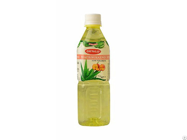 500ml Peach Fresh Pure Aloe Vera Drink Supplier Okyalo