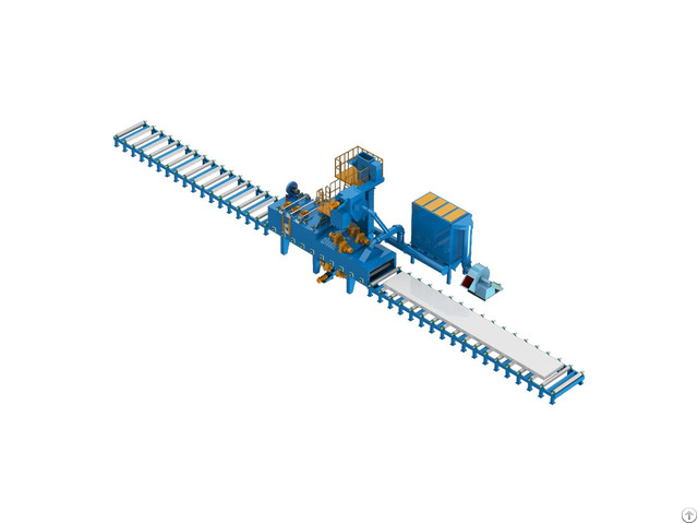 Roller Conveyor Wheel Blasting Machine