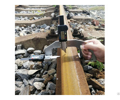 Digital Rail Head Profile Gauge For Measuring
