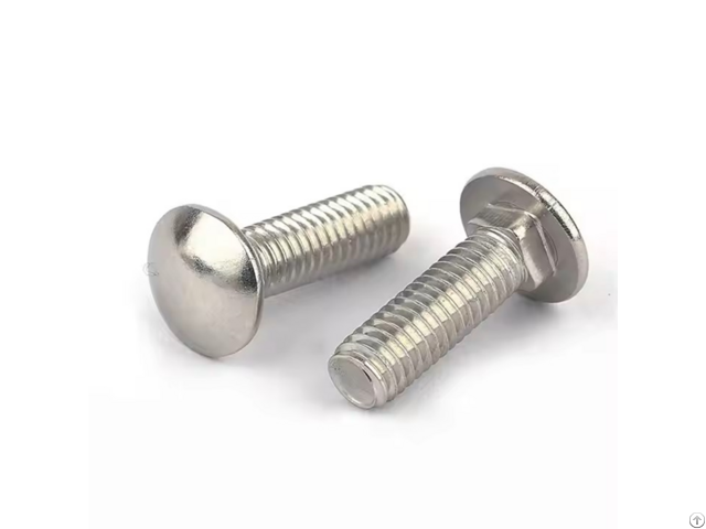 M4 M5 M6 M8 M10 M12 Din603 304 Stainless Steel Round Head Square Neck Screws Carriage Bolts