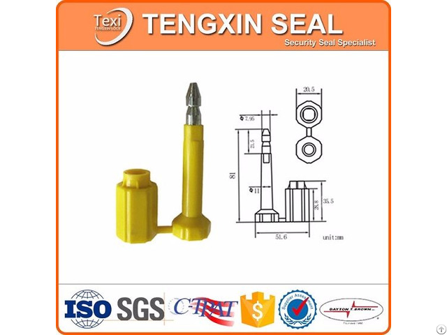 Container Seals For Tampering Evidence