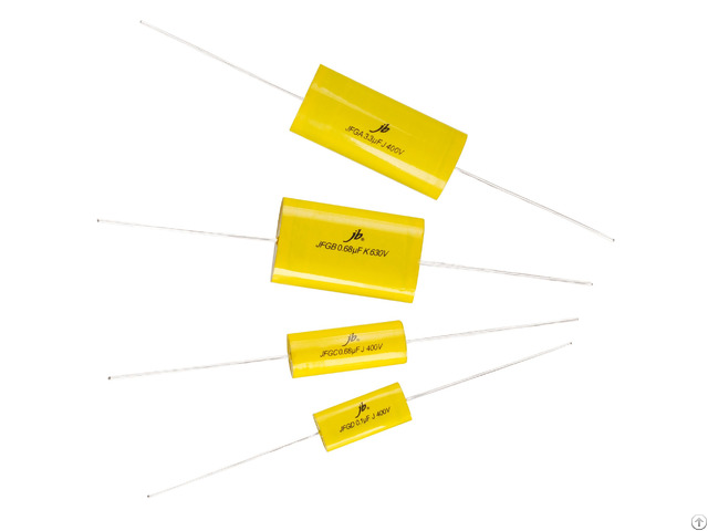 Jfg Axial Metallized Polyester And Polypropylene Film Capacitor