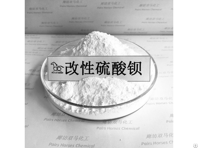 Pairs Horses Modified Precipitate Barium Sulphate