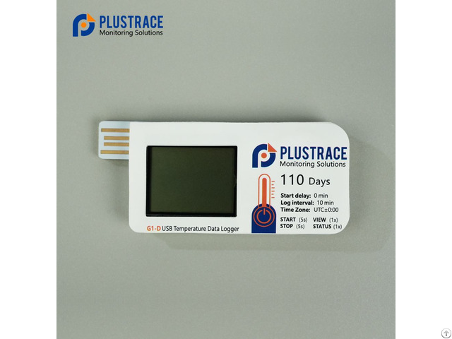 Plustrace G1 D Cold Chain Single Use Usb Temperature Data Logger