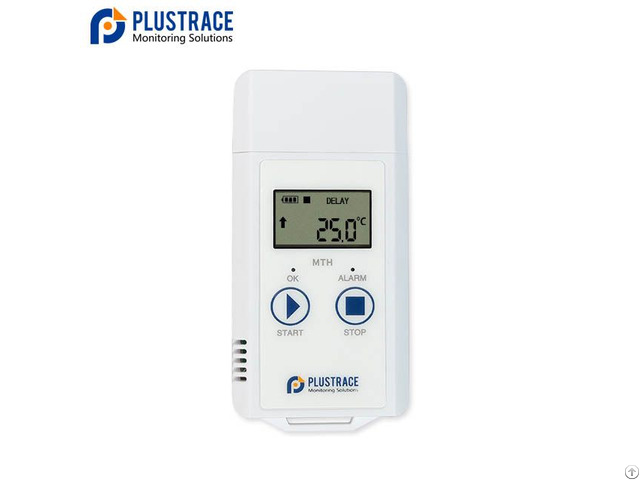 Plustrace Mth Multiple Use Lcd Display Temperature And Humidity Data Logger For Cold Chain