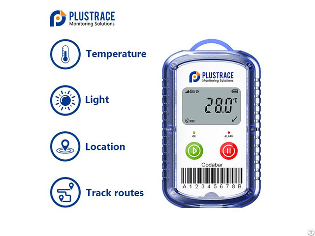 Plustrace G6c 4g Lcd Display Temperature Data Logger