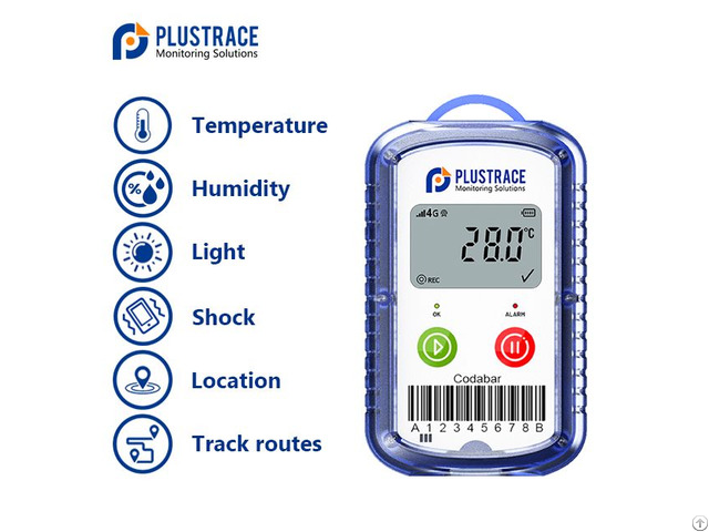 Plustrace G6d 4g High Accuracy Disposable Temperature And Humidity Tracker