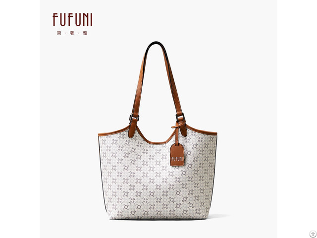 Manufacturer Top Quality Pvc Leather Large2 In 1 Tote Bag For Women College
