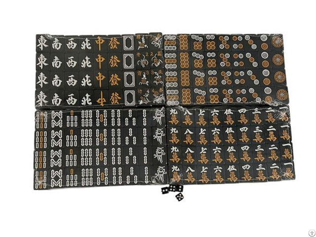 Black Custom Mahjong