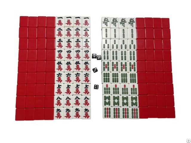 Chinese Mahjong Red Adult Entertainment Game