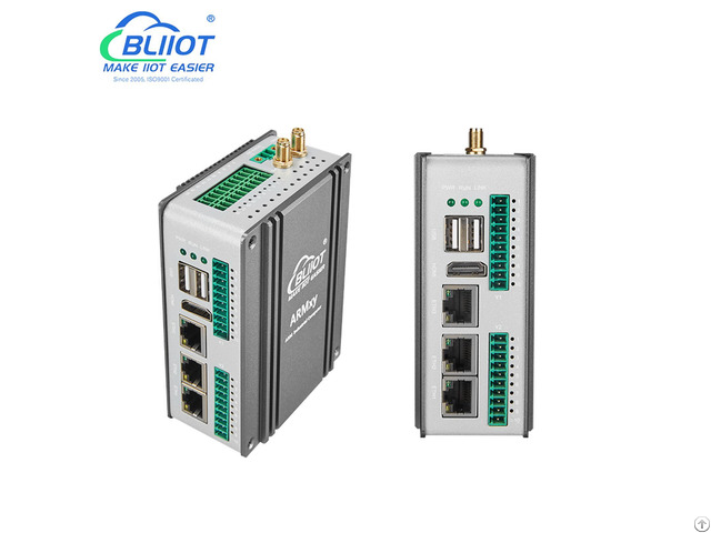 Rk3568b2 Arm Industrial Controller With 1tops Npu 2 0ghz 4rs485 4di 4do For Industry 4 0