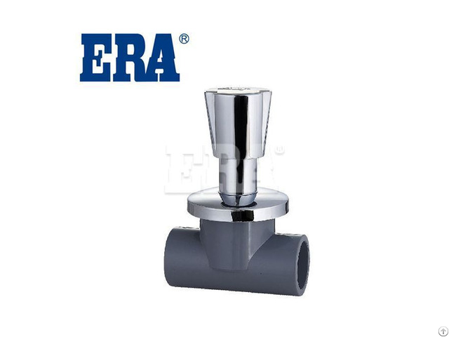 Cps013 Cpvc Stop Valve With Chrome Handle