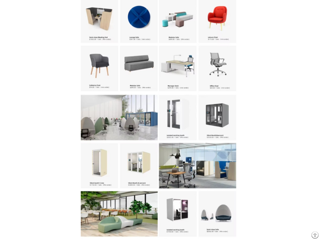 50% Reduce Noise Private Space Acoustic Solution Soundproof Booth Office Pod