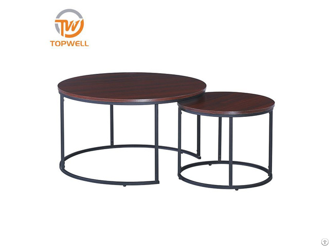 Coffee Table Rock Beam Top Powder Coating Legs Ct 330