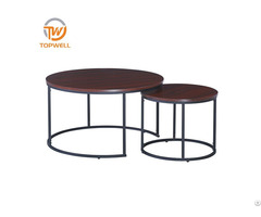 Coffee Table Rock Beam Top Powder Coating Legs Ct 330