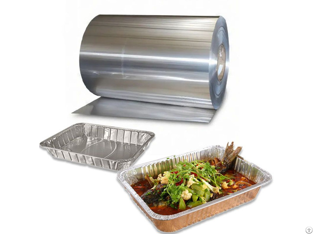 Free Sample Roll 8011 1235 Food Grade Aluminum Foil 9 14 20 24 Micron For Takeaway Kitchen