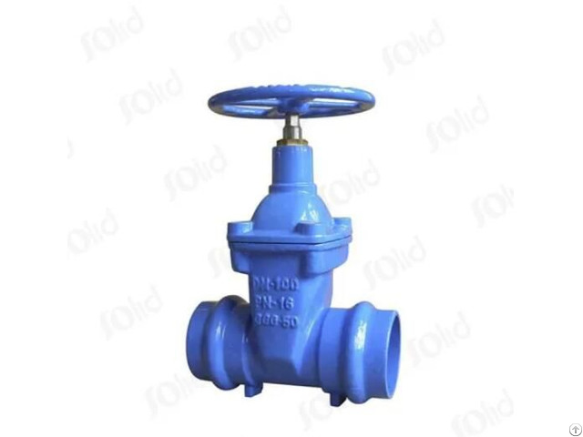 Solid Socket End Resilient Seated Gate Valve