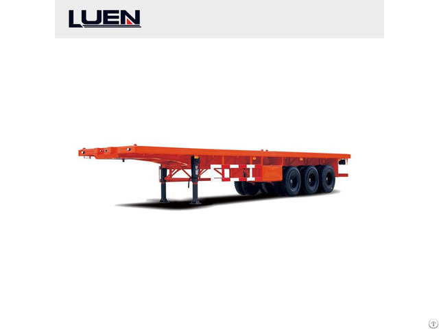 Tri Axle Flatbed Semi Trailer