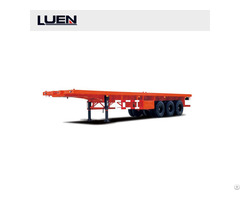 Tri Axle Flatbed Semi Trailer