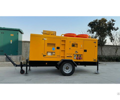 Mobile Lighting Tower Genset With Water Pumps For Irrigation Drainage