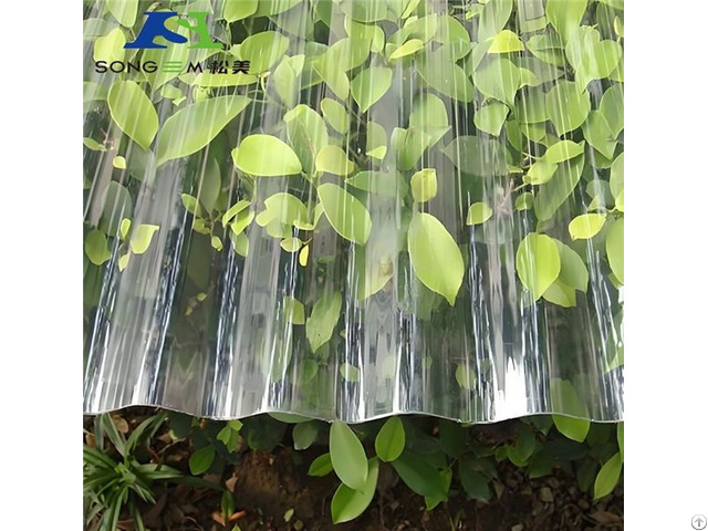 Transparent Pc Corrugated Sheet