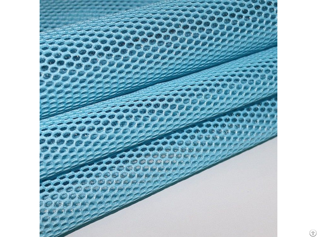 Hot Selling Hexagonal Warp Knitted Mesh Fabric By Yard For Makeup Bag