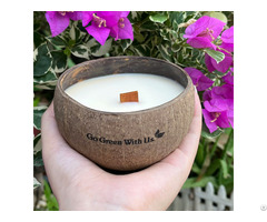 Coconut Shell Candle Repels Mosquitoes