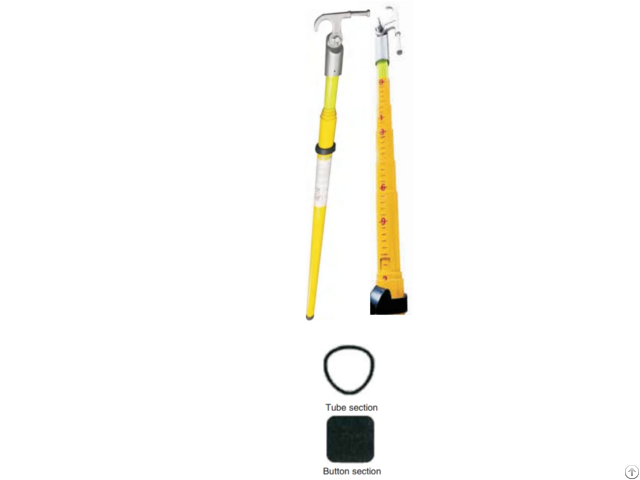 Triangular Telescopic Insulation Height Measuring Rod Triangular Telescopic Insulation Height Measuring Rod
