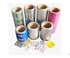 Oem 0 016–0 04mm Ptp Blister Aluminum Foil For Pill And Capsule Packaging With Pvc Rigid Film