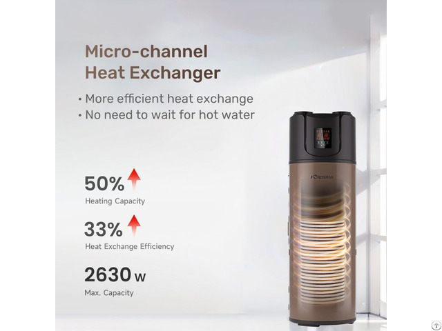 R290 All In One Heat Pump Water Heater 200l Top Blow