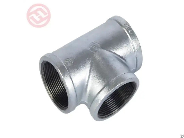 China Wholesale Malleable Iron 130 Equal Tee Bspt Thread Factory