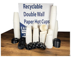 Sustainable Paper Cup For Coffee With Sip Lid 8oz 12oz 16oz 20oz
