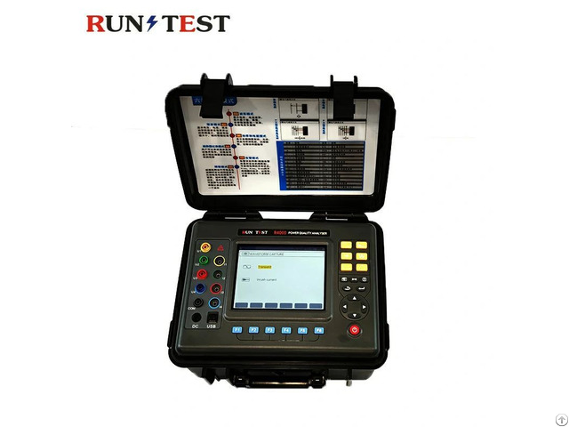Portable 3 Phase Electric Digital Power Quality Analyzer