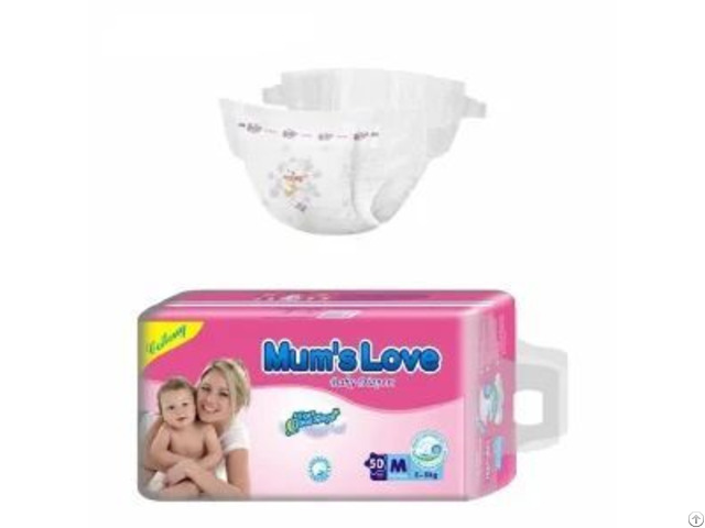 China Oem Mum’s Love Disposable Baby Diaper Nappies Supplier