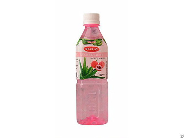 Okyalo 500ml Raw Aloe Vera Drink With Lychee Flavor Okeyfood