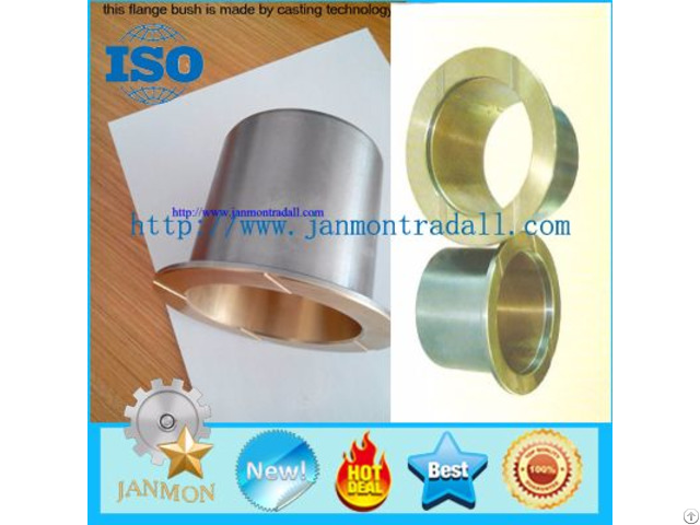 Bronze Steel Bimetal Flanged Bushing